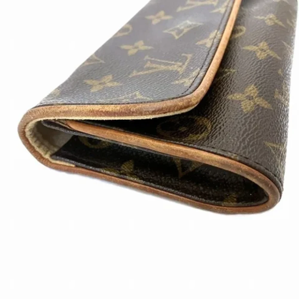 Louis Vuitton Vintage Pre-owned Canvas clutches Brown Dames