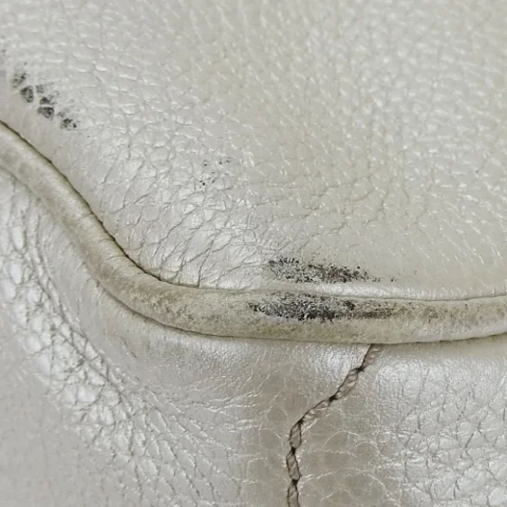 Celine Vintage Pre-owned Leather handbags Gray Dames