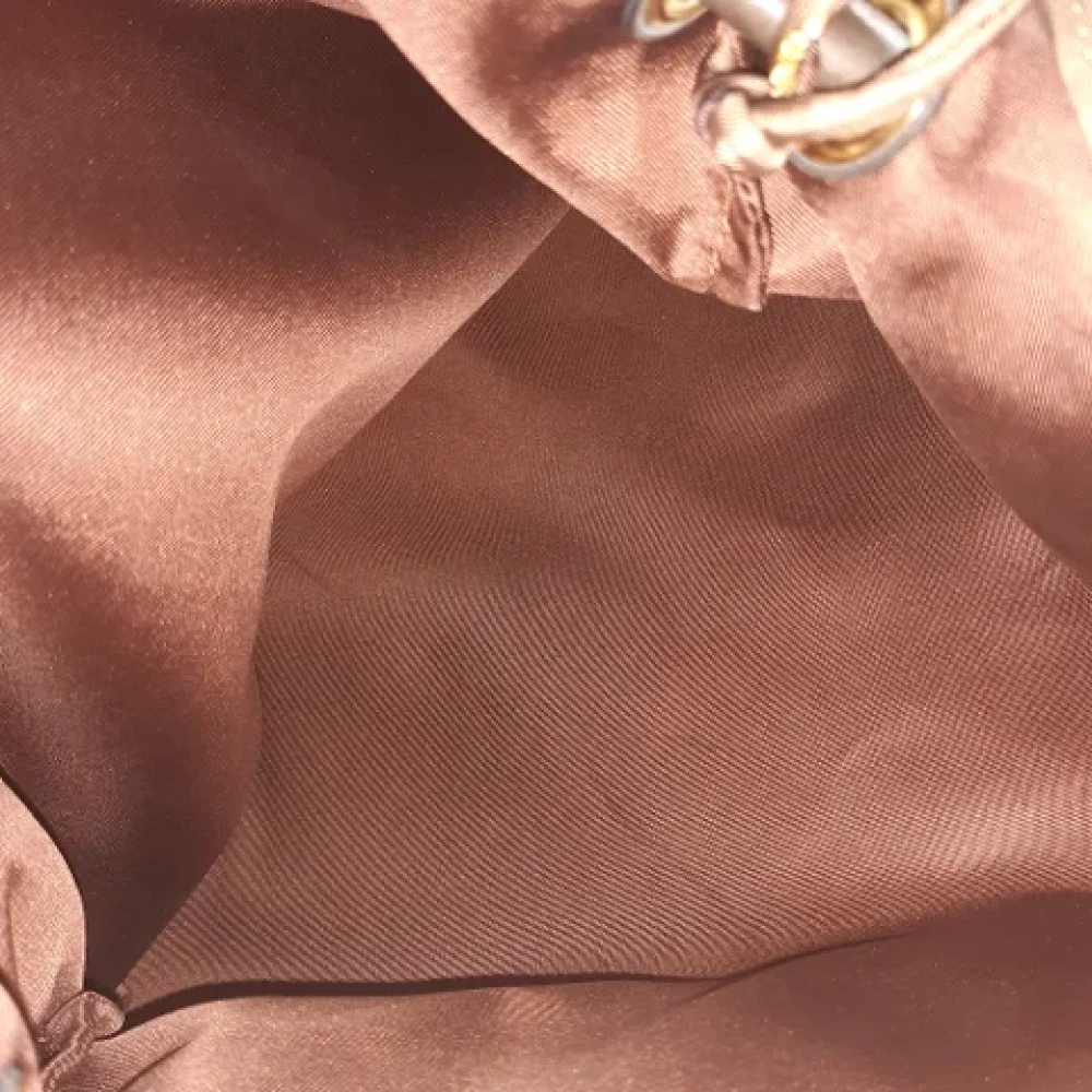 Hermès Vintage Pre-owned Silk shoulder-bags Brown Dames