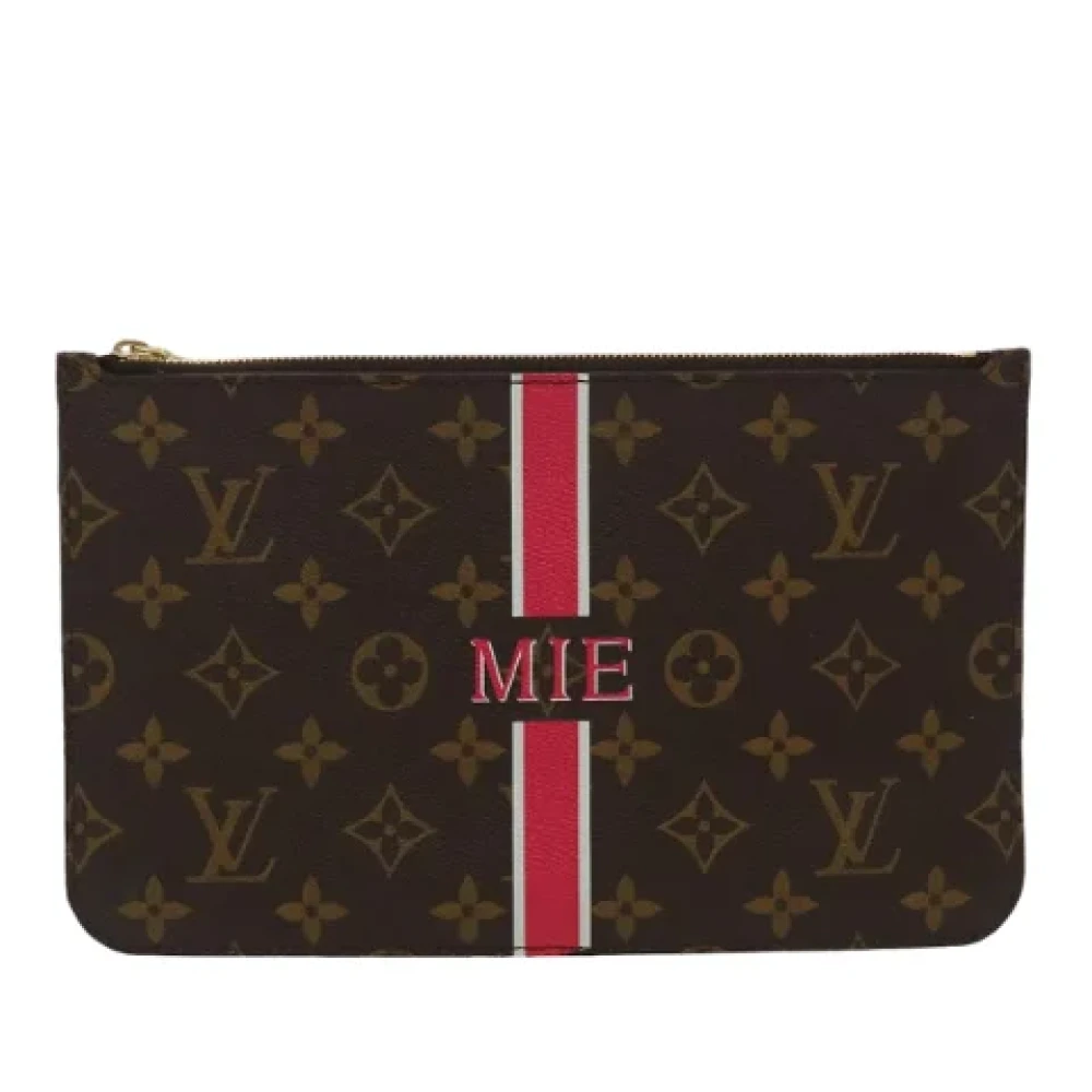 Louis Vuitton Vintage Pre-owned Canvas pouches Brown Dames
