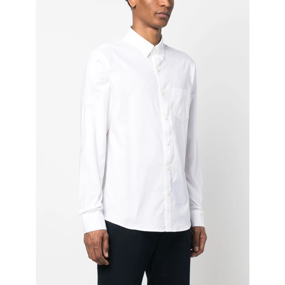 Michael Kors Oxford Str Shirt White Heren