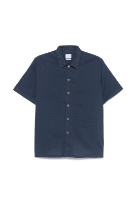 blue-button-up-shirt-short-sleeves
