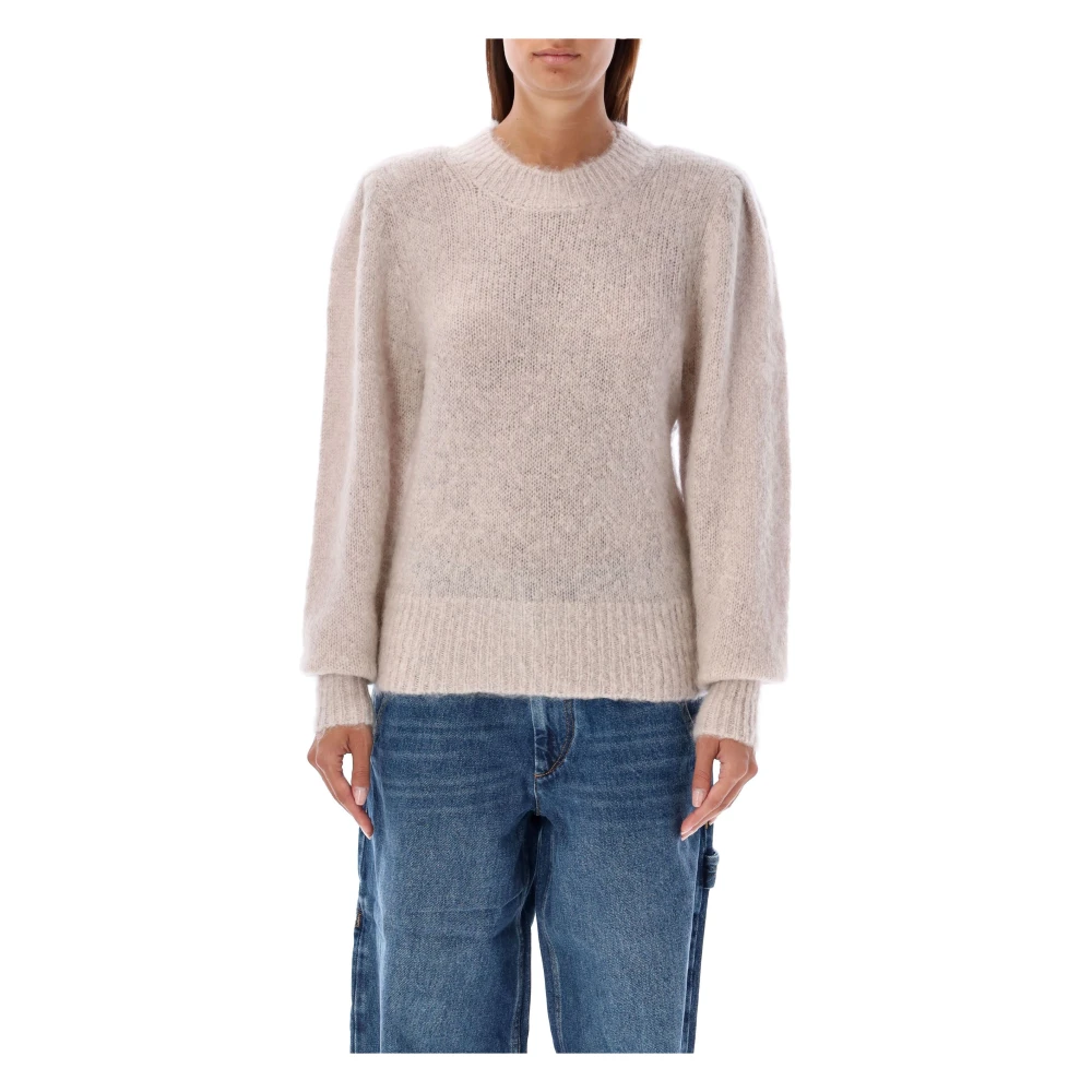 Isabel Marant Étoile Beige Gebreide Esmee Sweater Aw24 Beige Dames