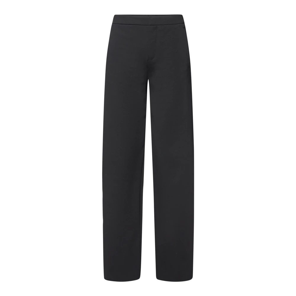 Drykorn Relaxed Fit Lage kruis O-vormige broek Black Dames