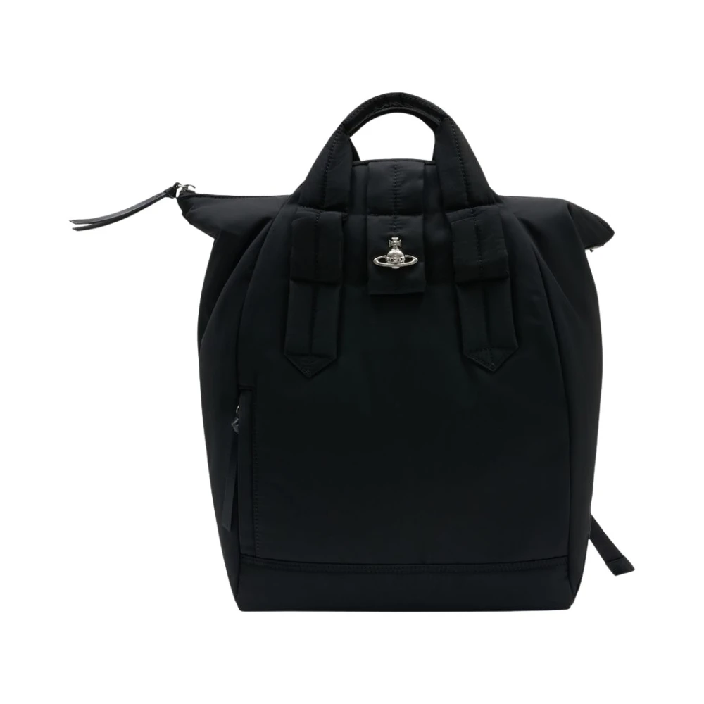 Vivienne Westwood Women's Black Backpacks, One Size, Steven Backpack