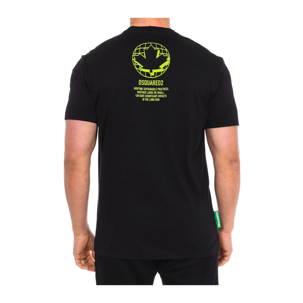 Dsquared2 T-Shirts Black Heren