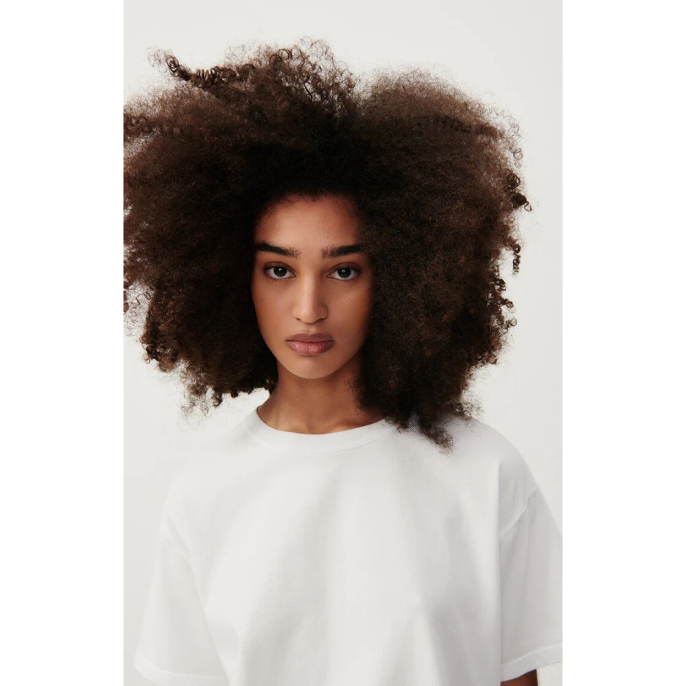 American vintage Klassiek Wit T-Shirt White Dames
