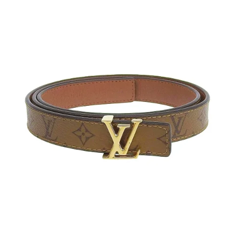 Louis Vuitton Vintage Pre-owned Leather belts Brown Dames