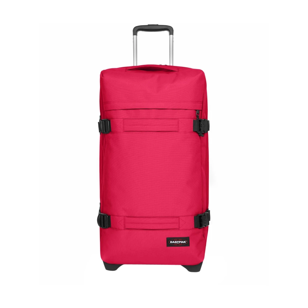 Eastpak Reis in stijl met deze Transit'r M trolley in Strawberry Pink Unisex