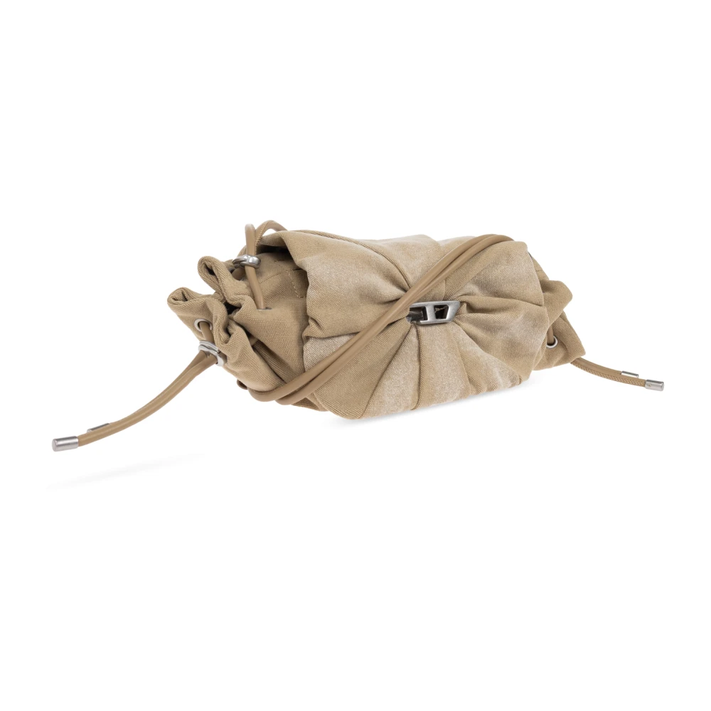Diesel Schoudertas Scrunch-D Beige Dames