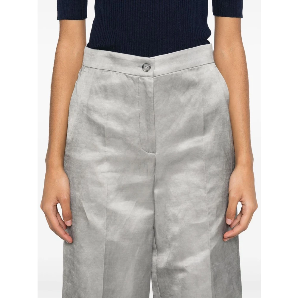 pinko Grijze Broek voor Stijlvolle Uitjes Gray Dames