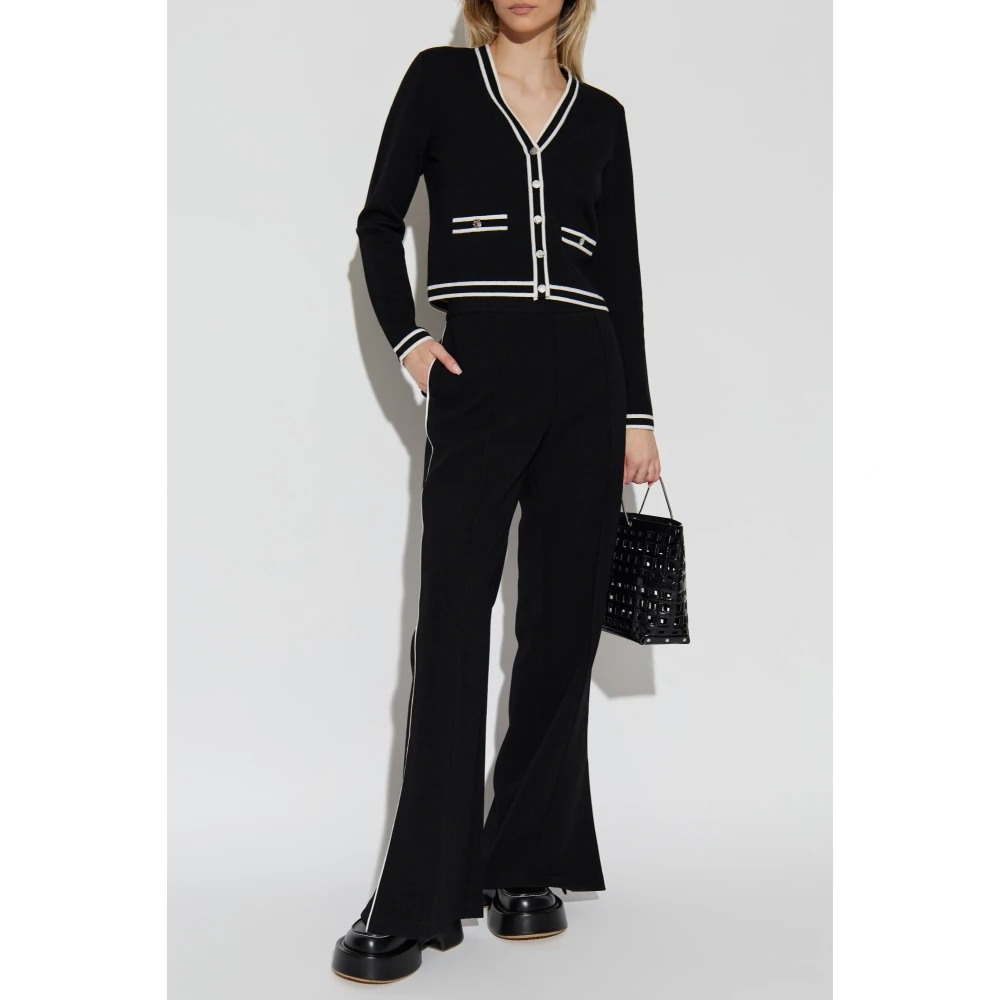 TORY BURCH Wollen vest 'Kendra' Black Dames