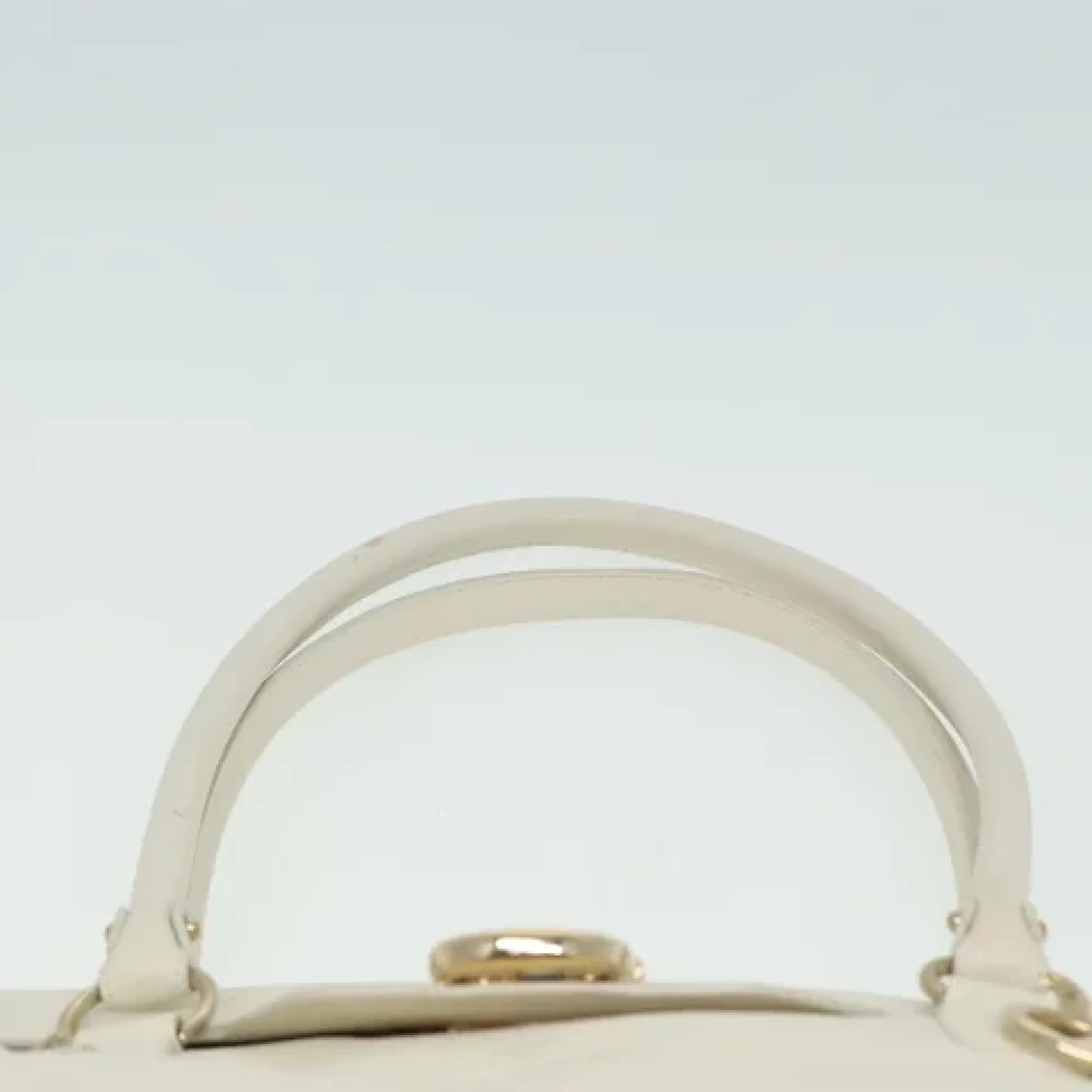 Salvatore Ferragamo Pre-owned Leather shoulder-bags White Dames