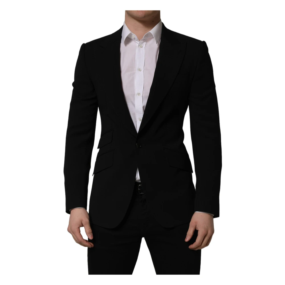 Dolce & Gabbana Black Blazer Suit - Male - Blazers - S - Jackets