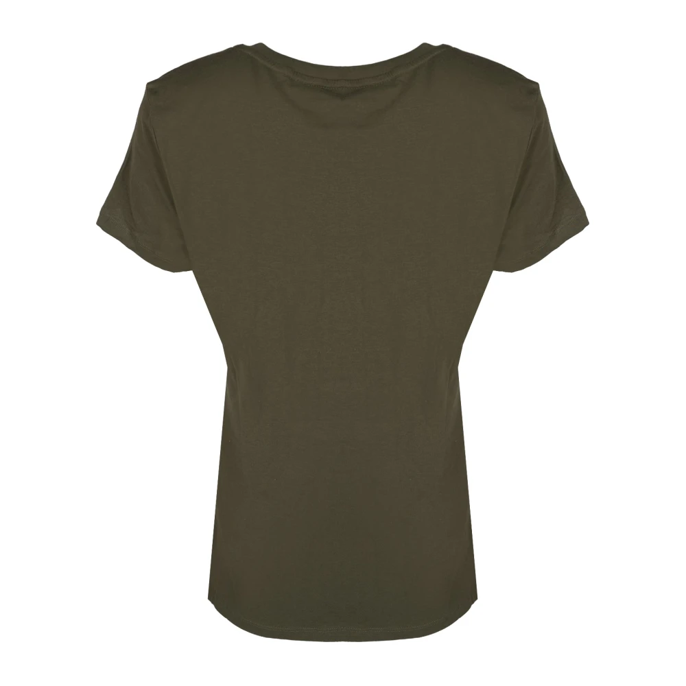 Liu Jo Klassieke Ronde Hals T-Shirt Green Dames