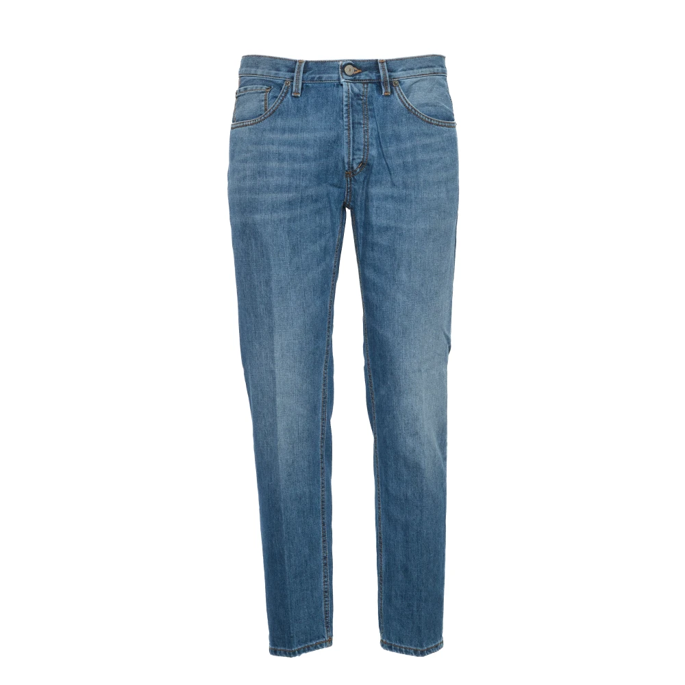 Dondup Blauwe Wortel Jeans Blue Heren