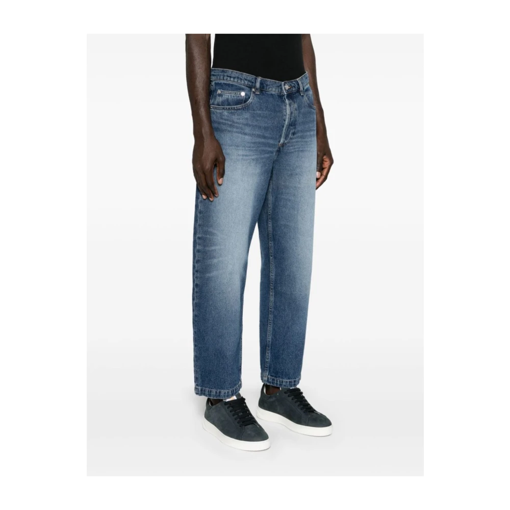 A.p.c. Indigo Blauwe Denim Jeans Blue Heren