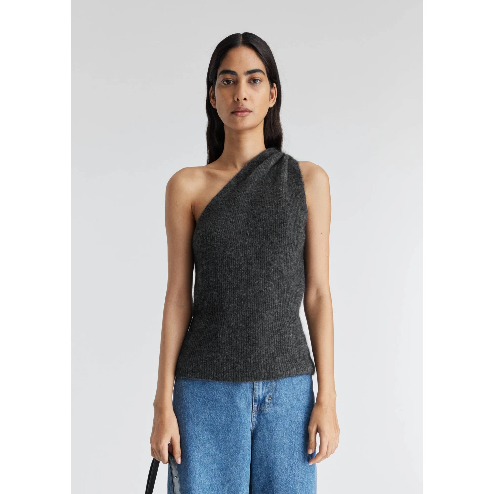 Axel Arigato Suki One Schouder Top Gray Dames