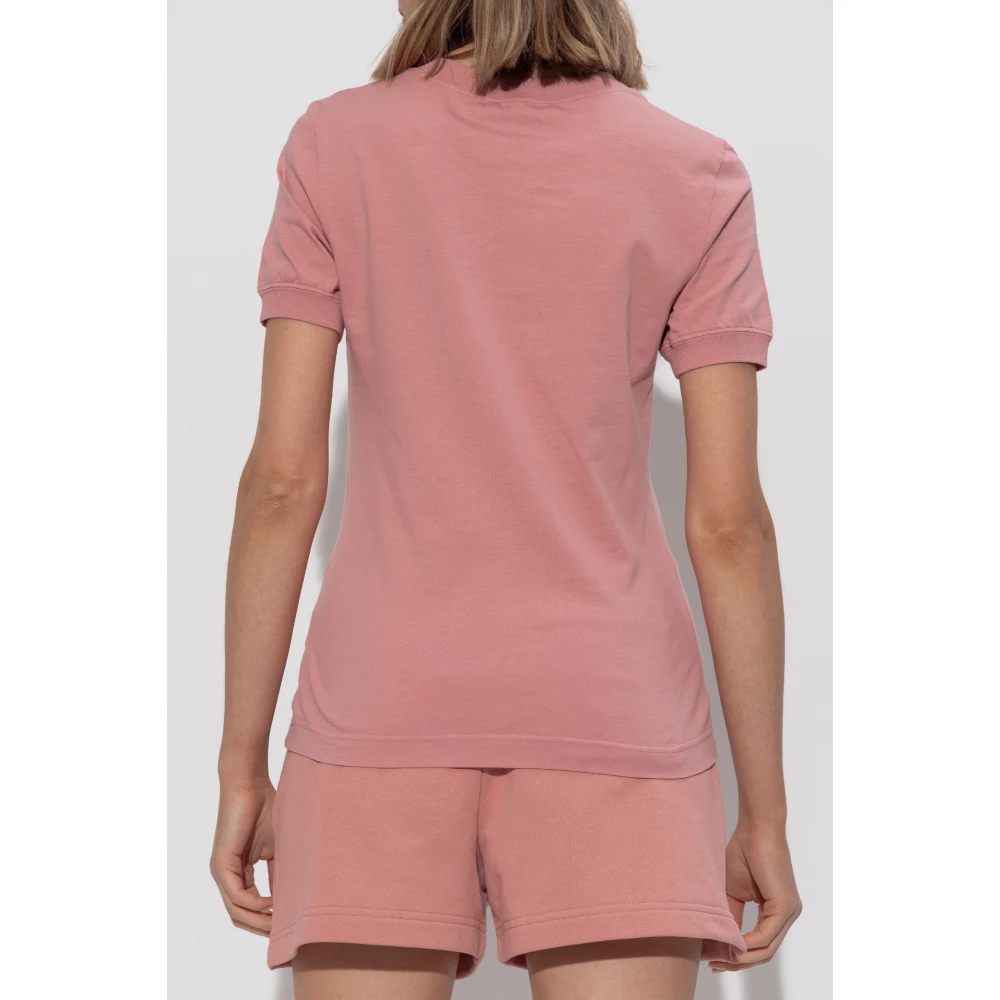 Dolce & Gabbana T-shirt met bedrukt logo Pink Dames