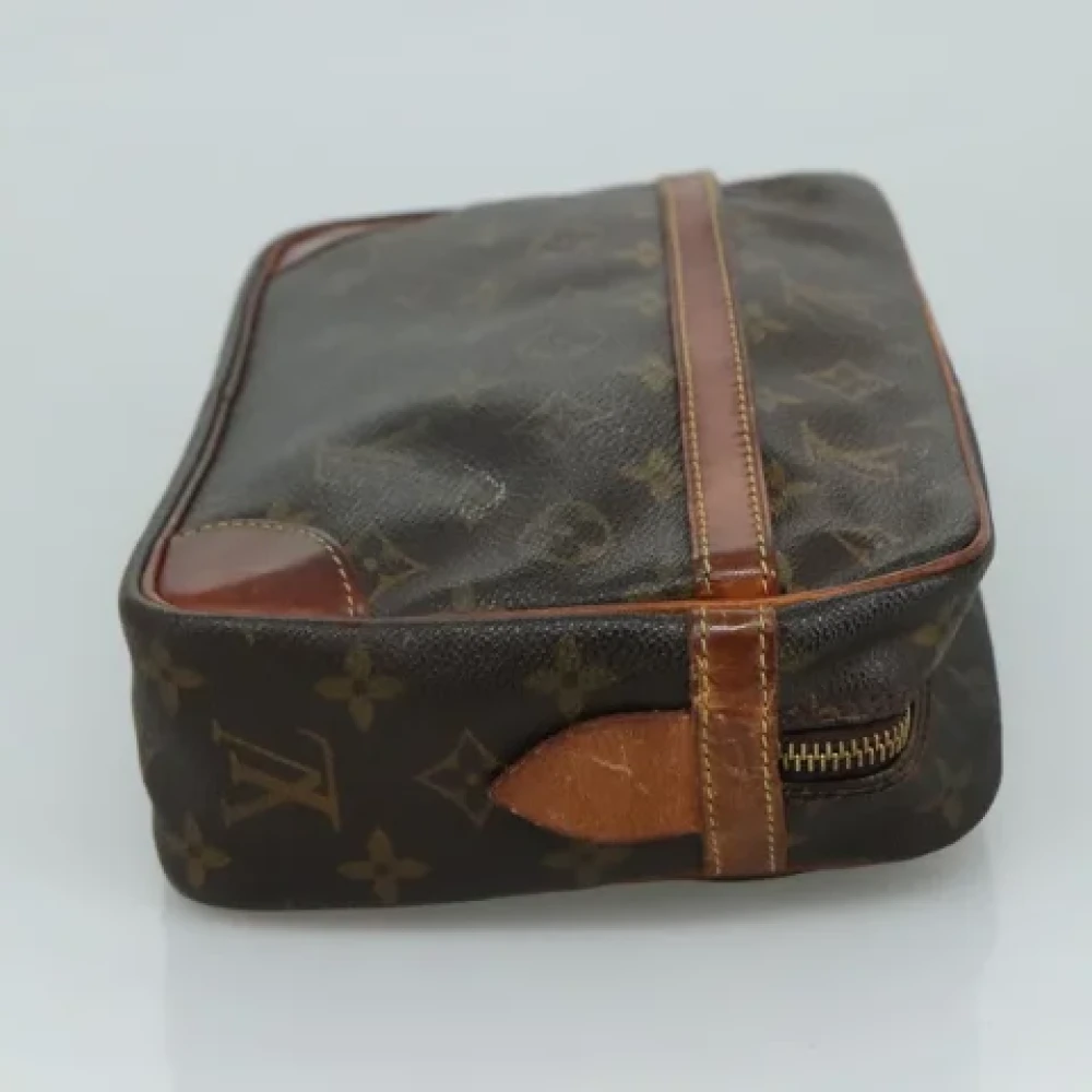Louis Vuitton Vintage Pre-owned Canvas clutches Brown Dames
