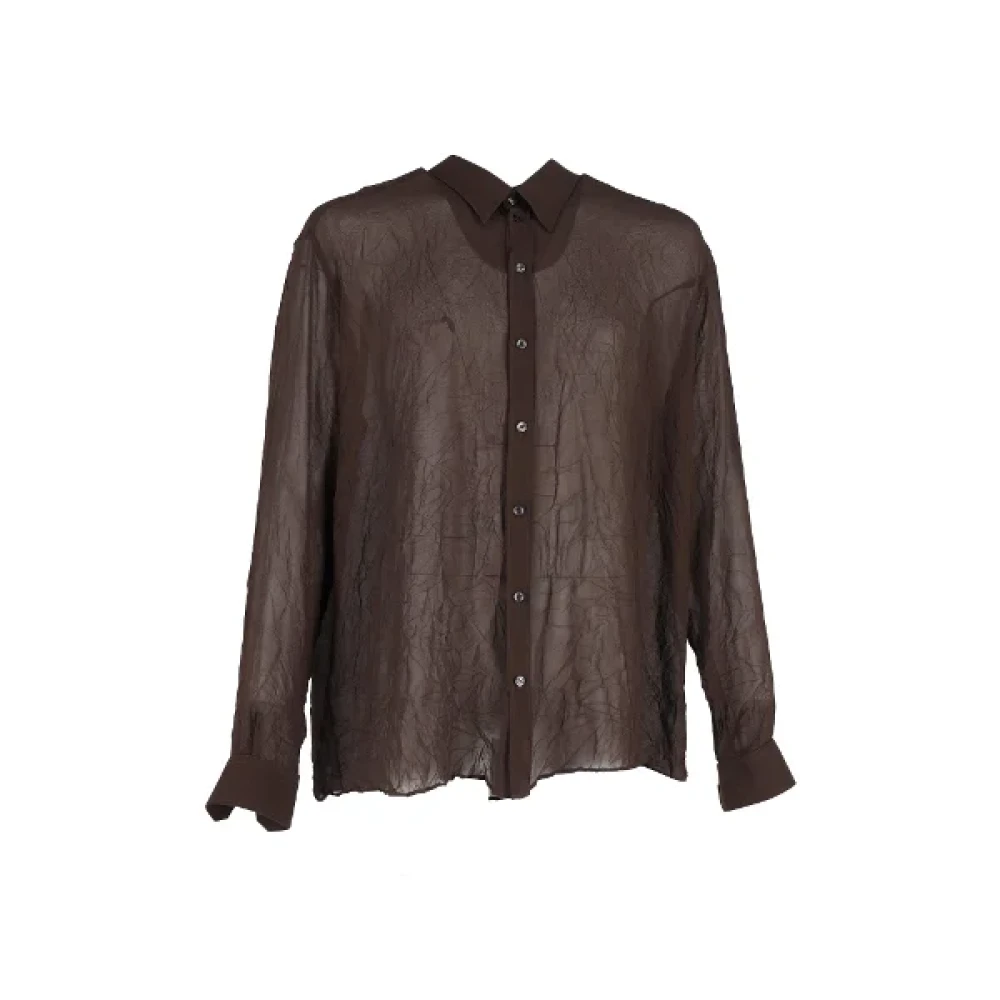 Dolce & Gabbana Pre-owned Cotton tops Brown Dames