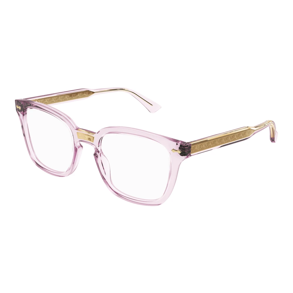 Gucci Unisex Pink Square Frame - Glasses - 50 Mm - Accessories