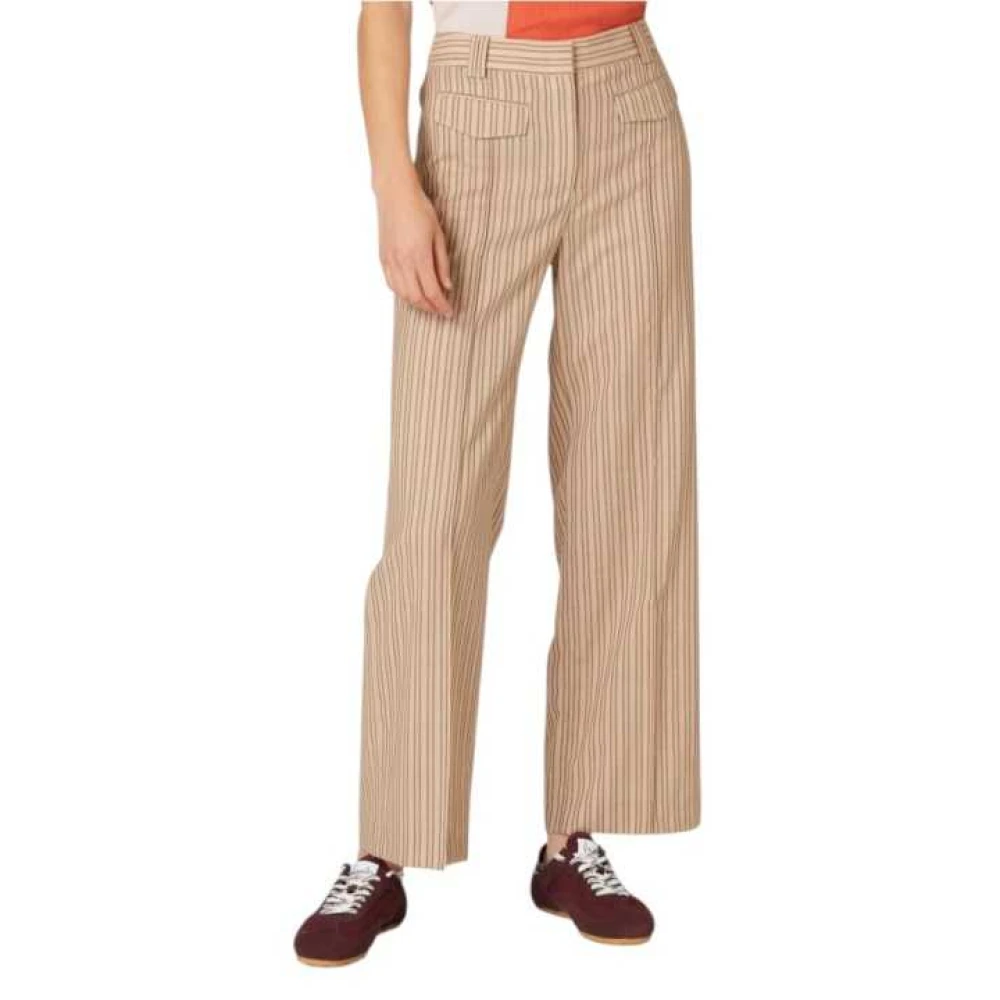 Paul Smith Vrouw Bruin Wide Broeken