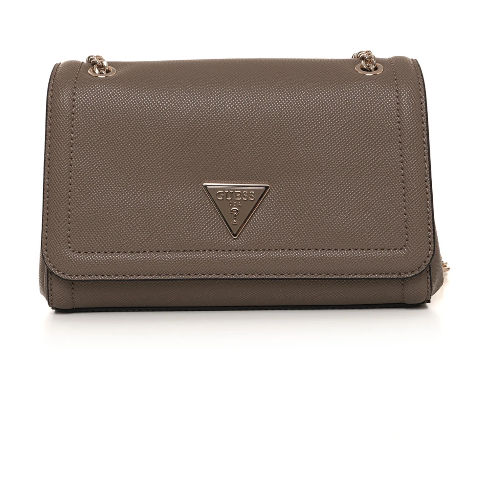 Guess Noelle Schoudertas met Verborgen Placket Gray Dames