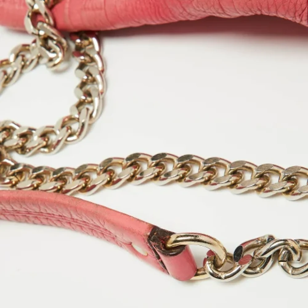 Carolina Herrera Pre-owned Leather shoulder-bags Pink Dames