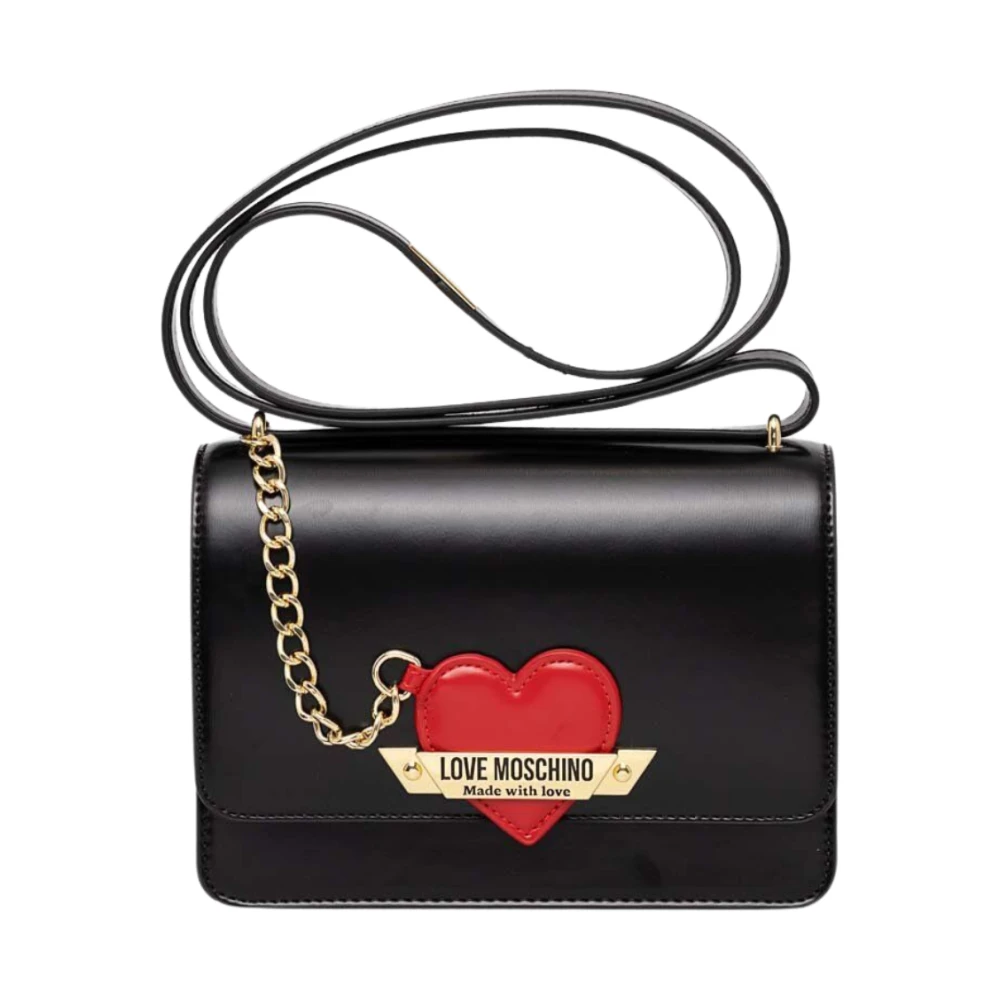 Love Moschino Zwarte PU Schoudertas Jc4139Pp1Llm Black Dames