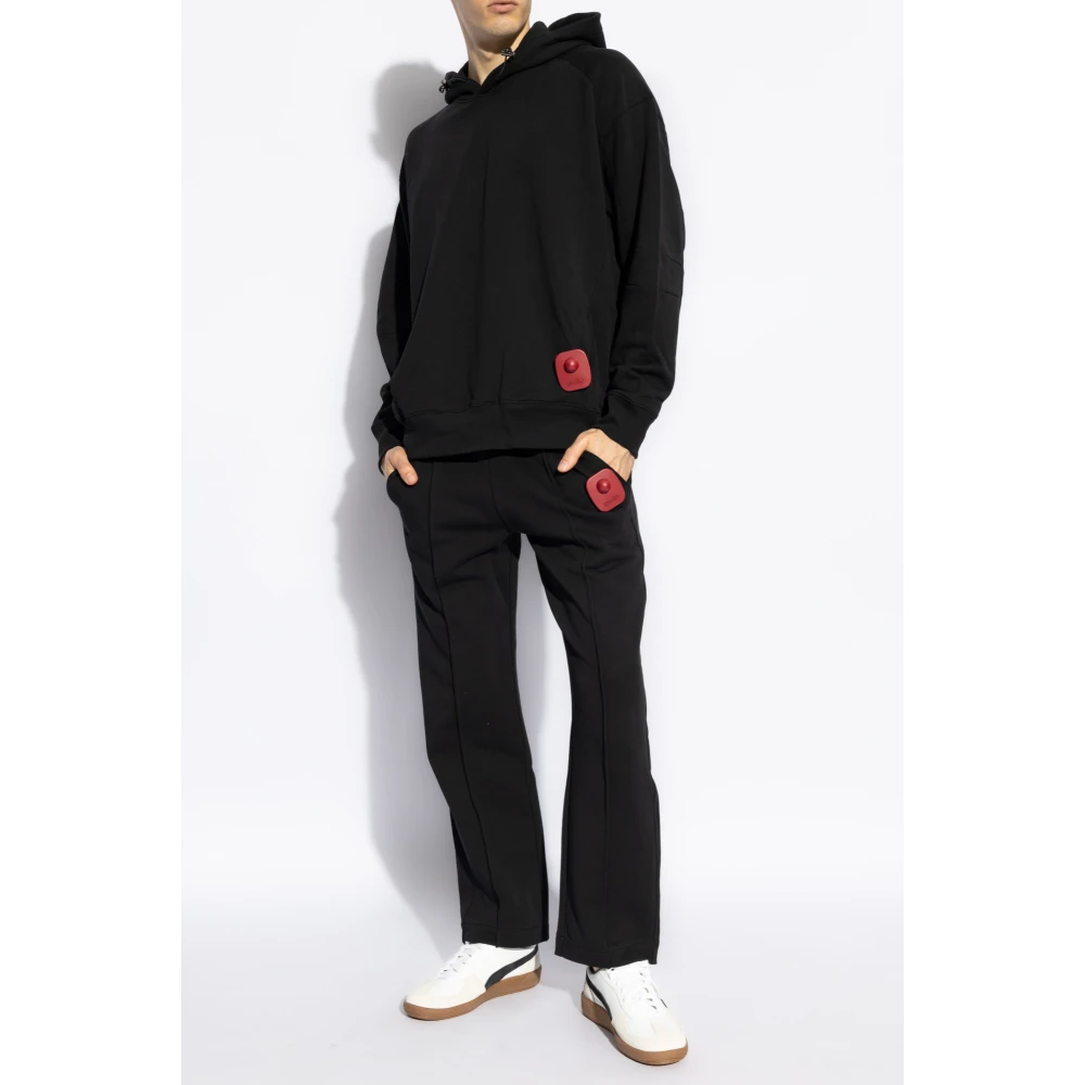 Moschino Katoenen sweatshirt Black Heren