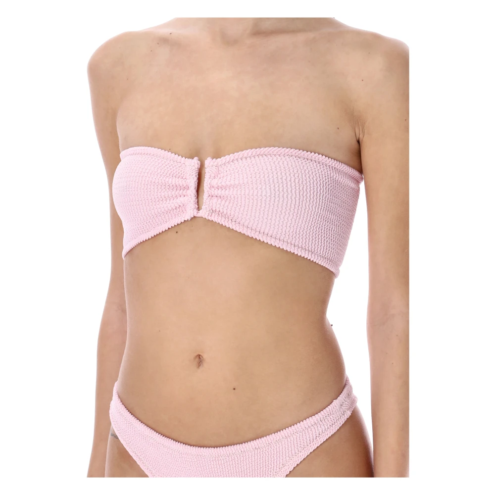 Reina Olga Roze Strapless Bikini Set Pink Dames
