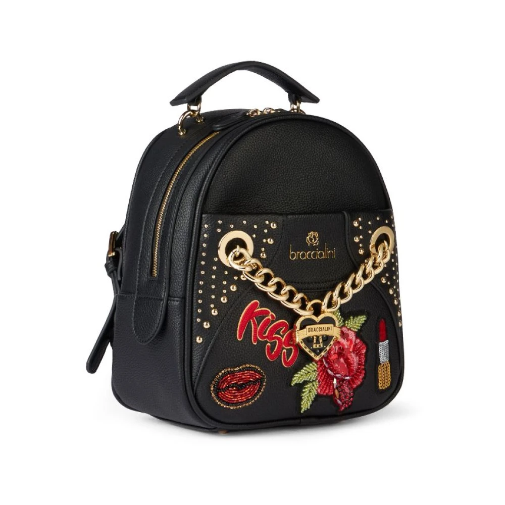Braccialini Rock Rugzak Black Dames