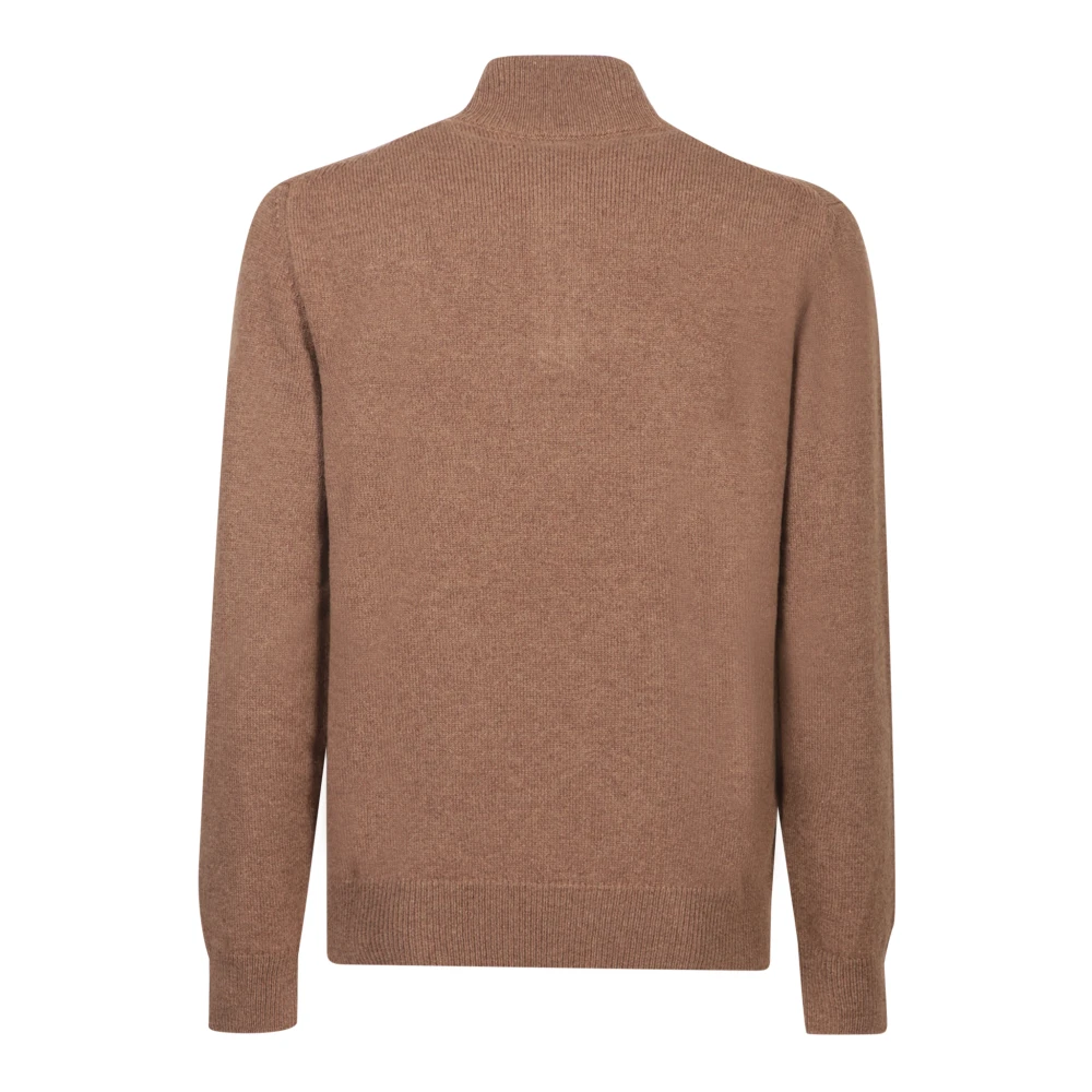 Zanone Elegante Bruine Gebreide Kleding Aw24 Brown Heren