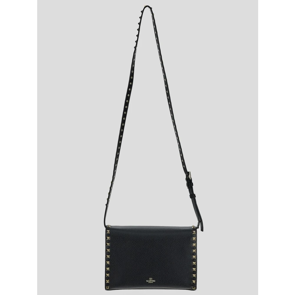 Valentino Garavani Studded Leren Tas Black Dames