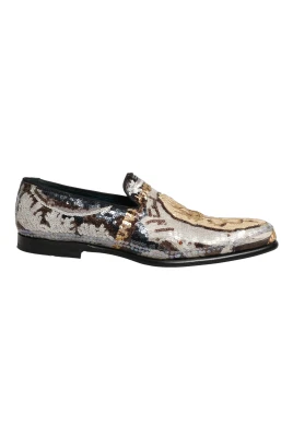 Sequin Embellished Loafers
