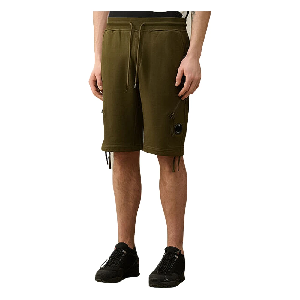C.p. Company Men's Green Bermuda Jogger - Bermudas - S - Shorts