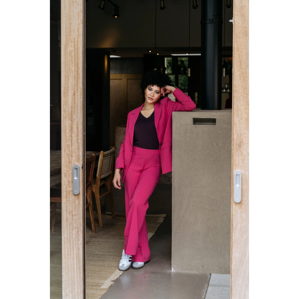 &Co Woman Blazer Bruin Pink Dames