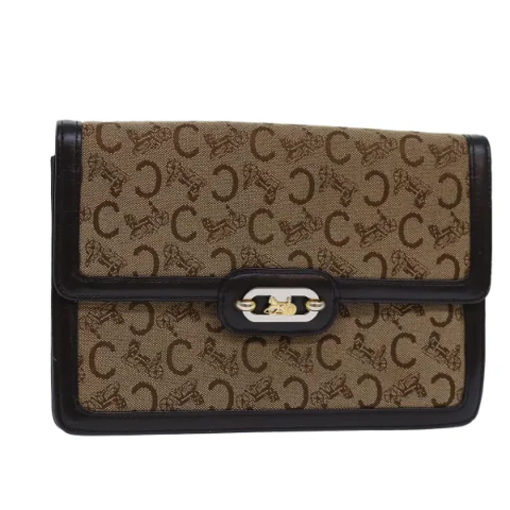 Celine Vintage Pre-owned Canvas celine-bags Brown Dames
