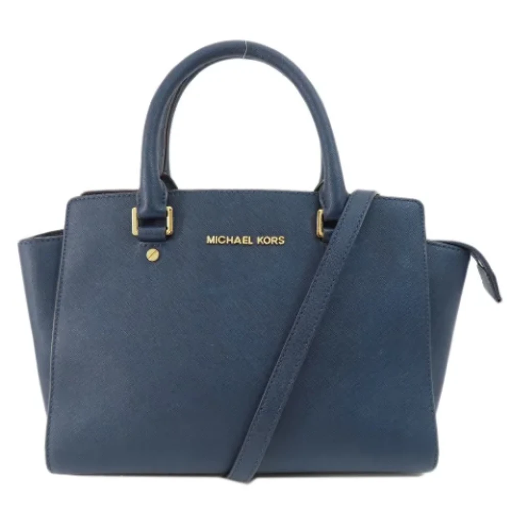 Michael Kors Pre-owned Plastic handbags Blue Dames