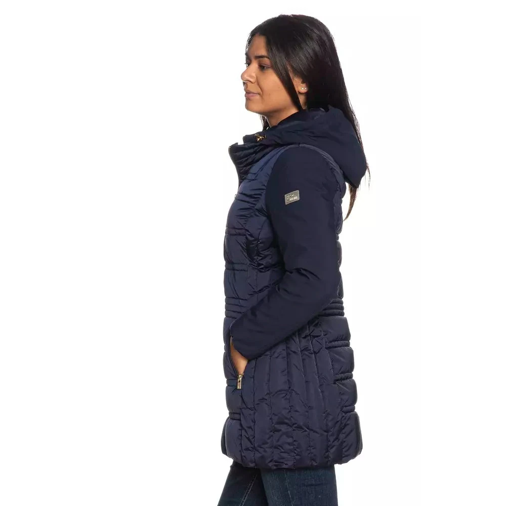 YES ZEE Blauwe Polyester Damesjas Blue Dames