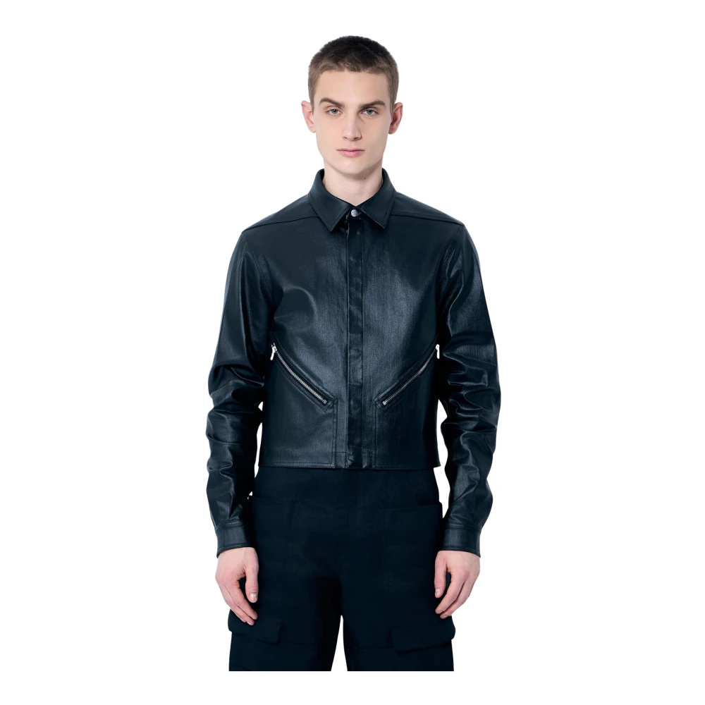 Rick Owens Panel Construction Jacket Black Heren