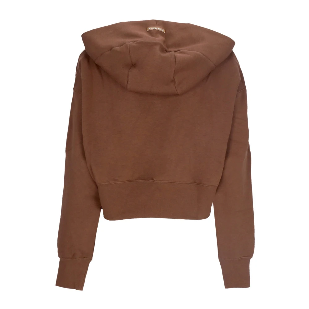Nike Air Fleece Full-Zip Hoodie Brown Dames
