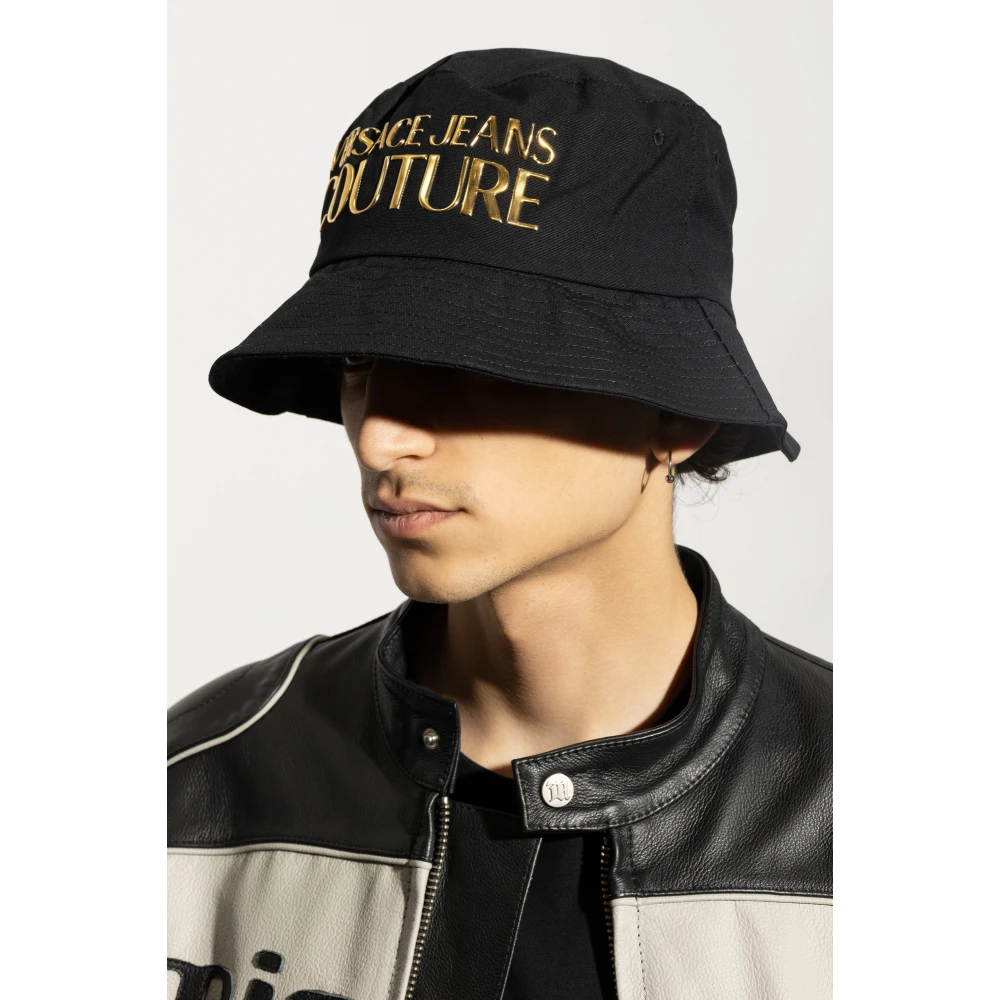 Versace Jeans Couture Hoed met logo Black Heren