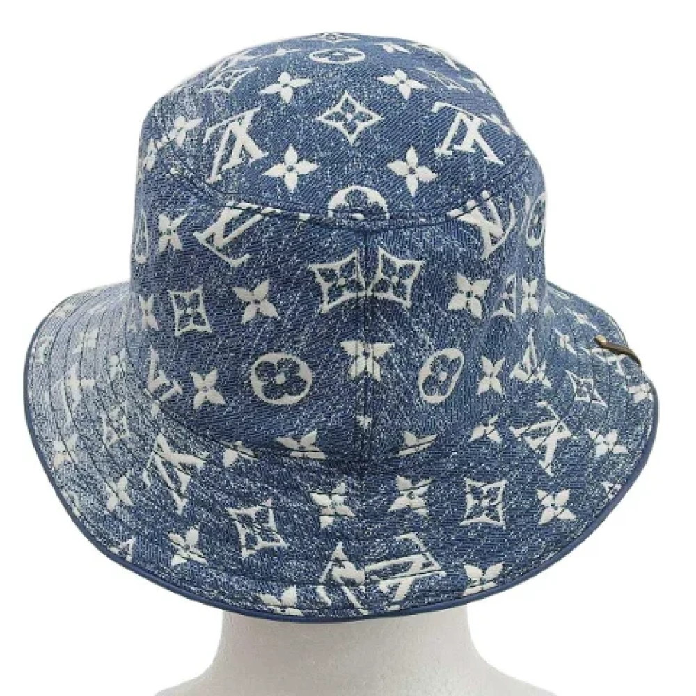 Louis Vuitton Vintage Pre-owned Fabric hats Blue Dames