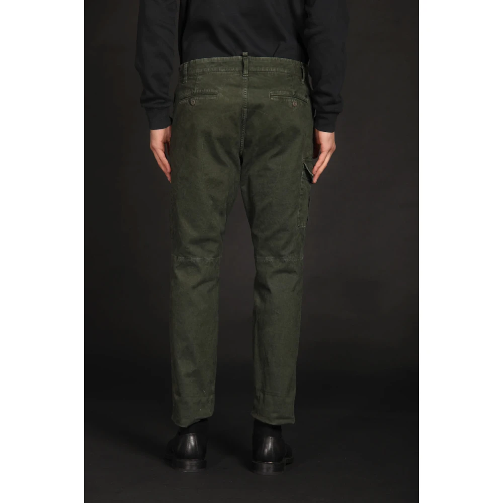 Mason's Coolpocket Cargo Broek Groen Wortelpasvorm Green Heren