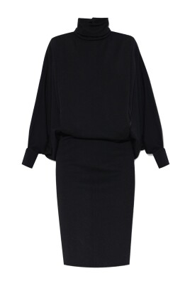 wool-dress-with-stand-up-collar