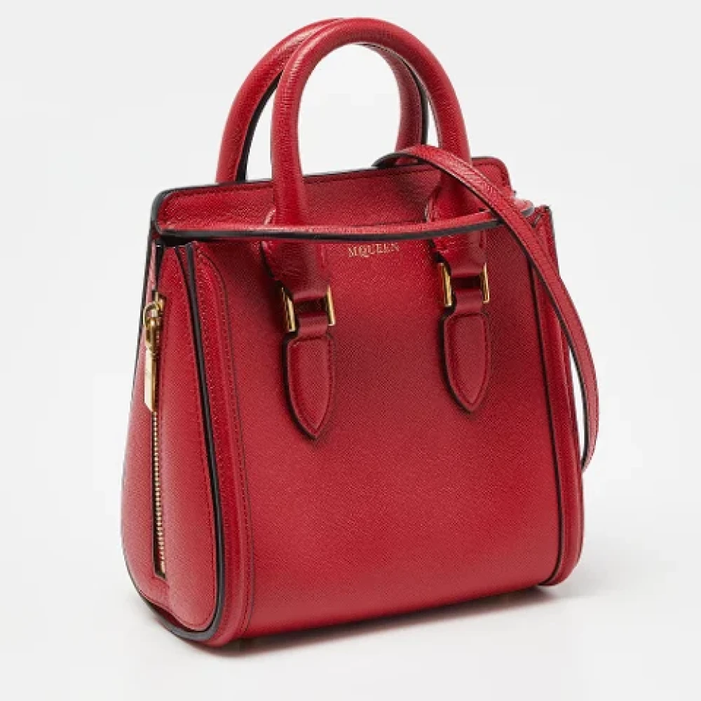 Alexander McQueen Pre-owned Leather totes Red Dames