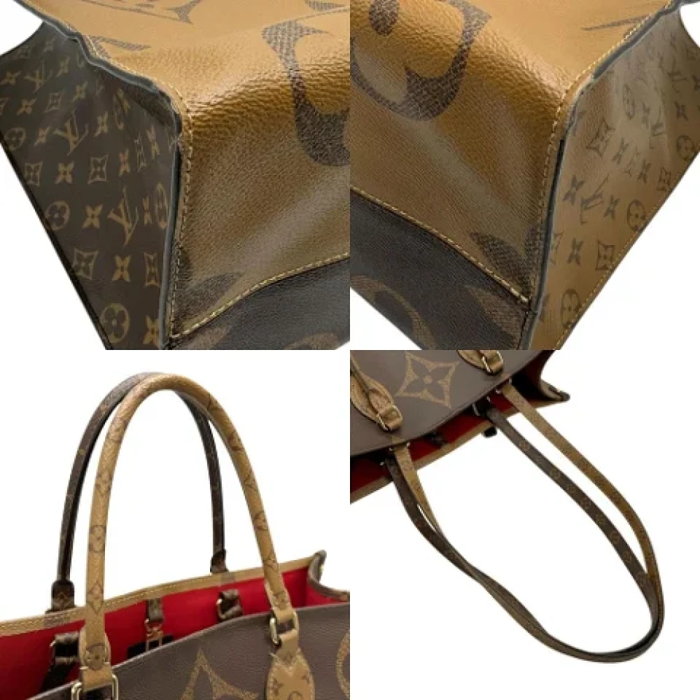 Louis Vuitton Vintage Pre-owned Canvas handbags Brown Dames