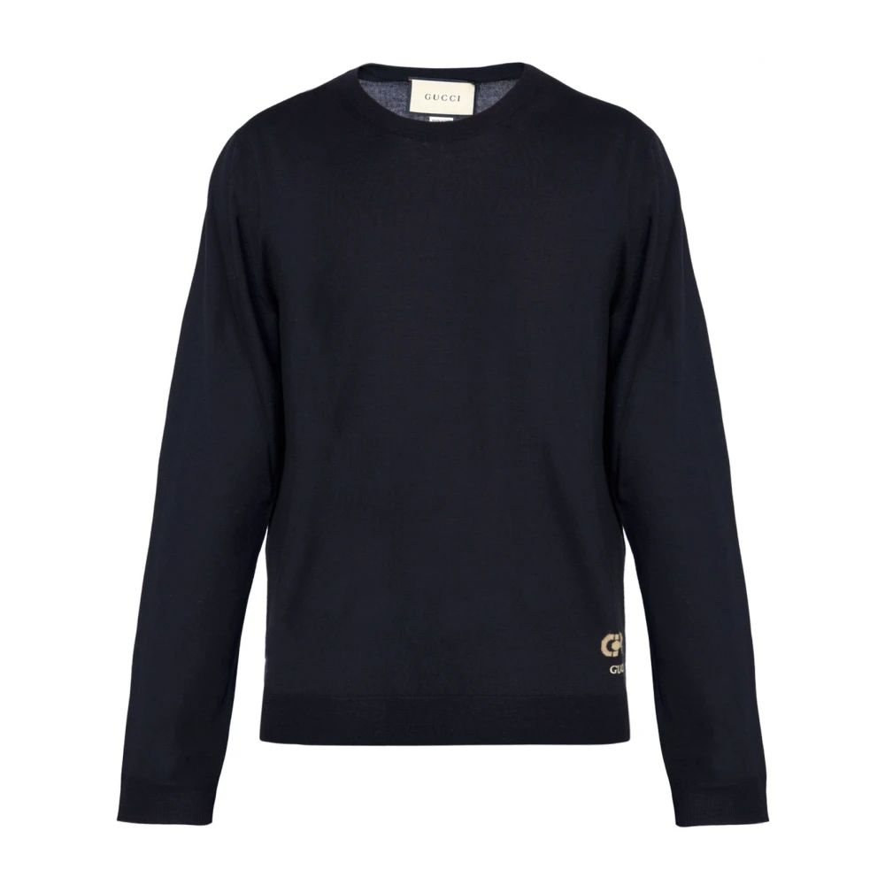 Gucci Wollen Sweatshirt Black Heren